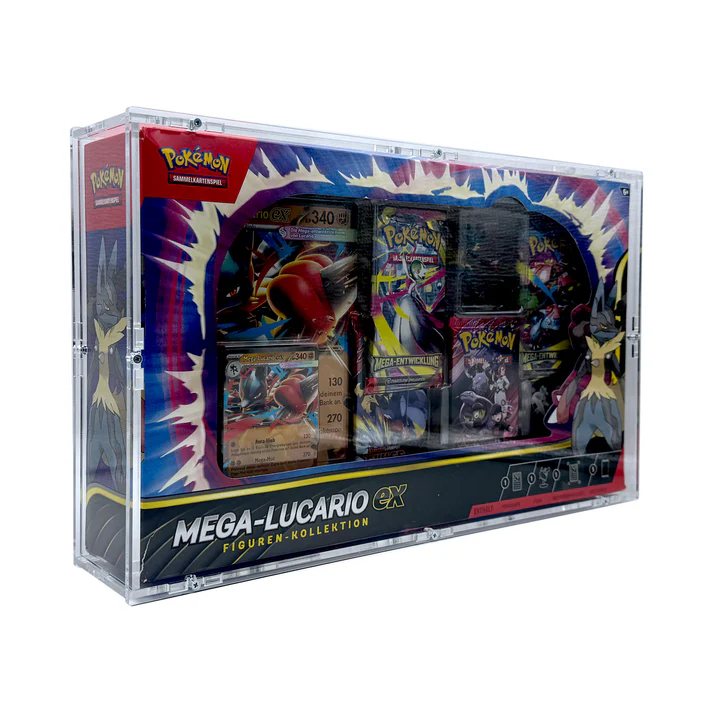 Akrylový box Pokémon Mega Lucario EX figurka kolekce