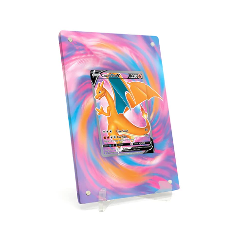 Akrylové pouzdro s rozšířenou ilustrací Pokemon Charizard V Sword-Shield Promos #SWSH050