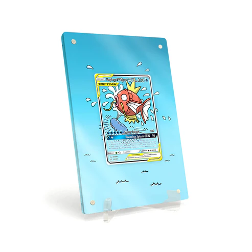 Akrylové pouzdro s rozšířenou ilustrací Pokemon Magikarp and Wailord GX Team Up TEU 161