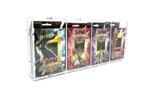 Akrylový box Yu-Gi-Oh! - 4x Yugioh Vintage tématické boxy