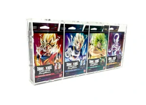 Akrylový box Dragon Ball 4x Dragon Ball Super Fusion Worlds Starter Deck