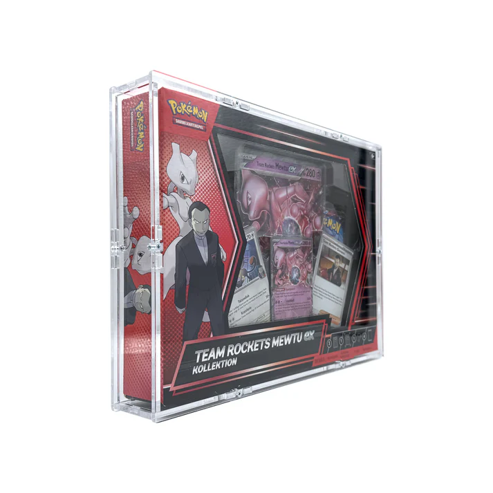 Akrylový box Pokémon Team Rockets Mewtwo ex collection