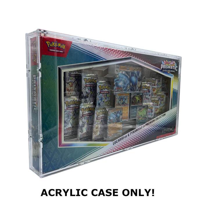 Akrylový box Pokémon Lucario ex and Tyranitar ex Premium Collection Sam's Club