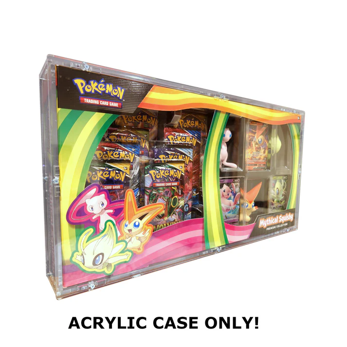 Akrylový box Pokémon Mythical Squishy Premium Collection