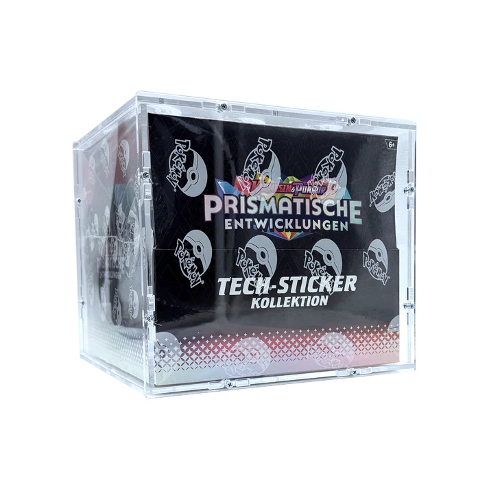 Akrylový box Pokémon Tech-Sticker Collection Collection Display Prismatic Evolutions