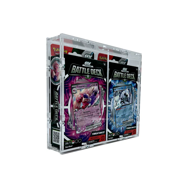 Akrylový box Pokémon 2x EX Battle Deck