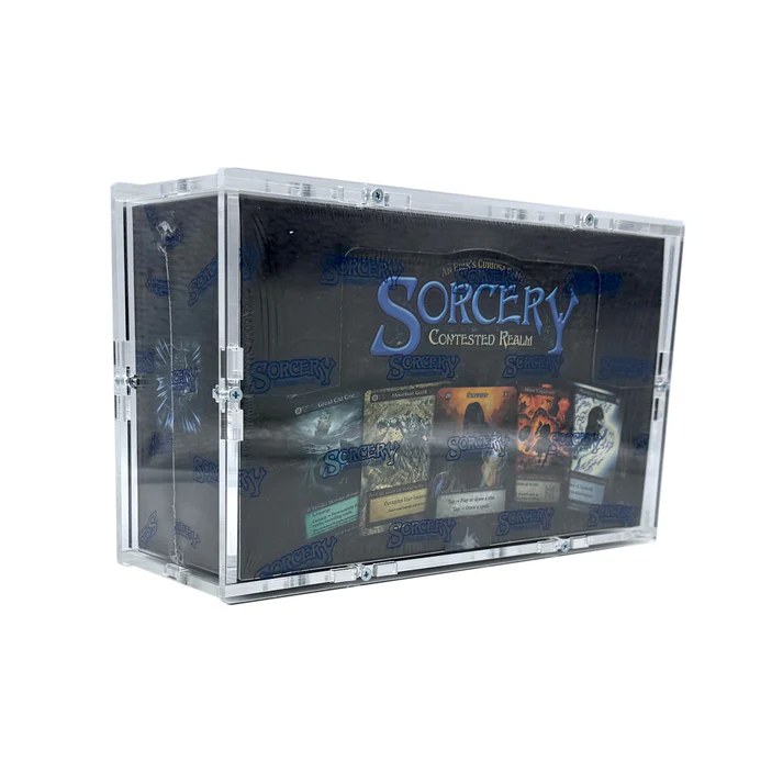 Akrylový box Sorcery TCG Alpha Beta Booster Box Version 1