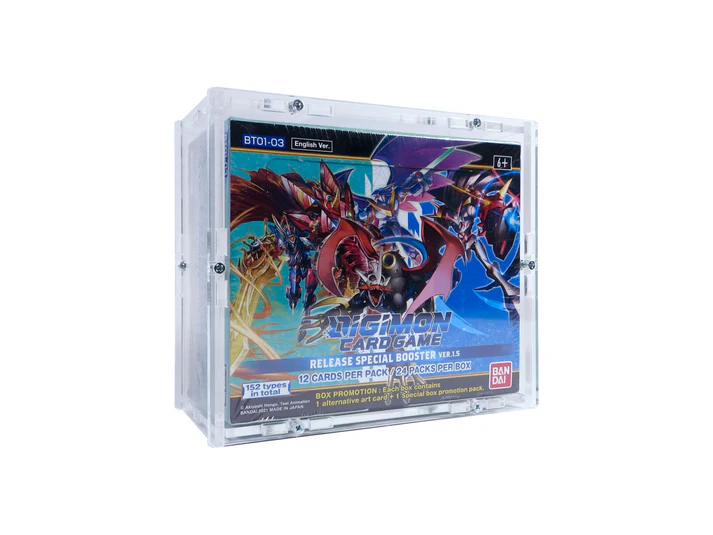 Akrylový box Digimon modern Display Booster Box
