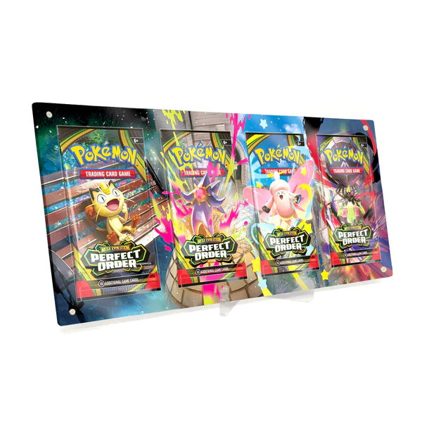 Akrylové pouzdro s rozšířenou ilustrací Pokemon boostery 4x Perfect Order