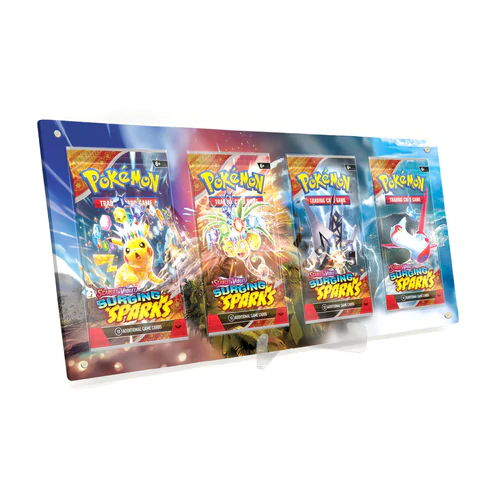 Akrylové pouzdro s rozšířenou ilustrací Pokemon boostery 4x Surging Sparks