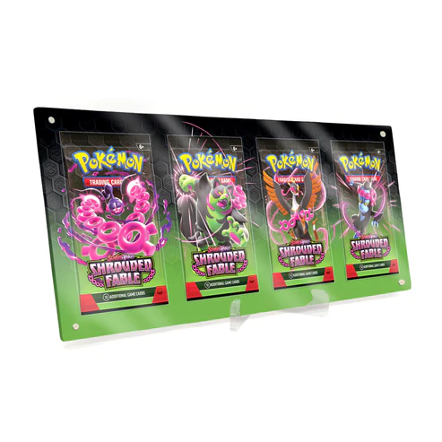 Akrylové pouzdro s rozšířenou ilustrací Pokemon boostery 4x Shrouded Fable