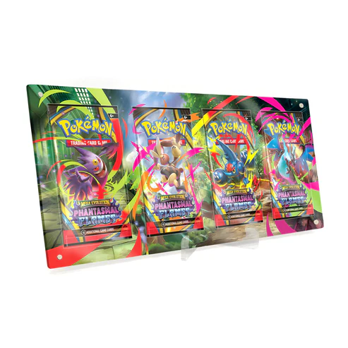 Akrylové pouzdro s rozšířenou ilustrací Pokemon boostery 4x Phantasmal Flames