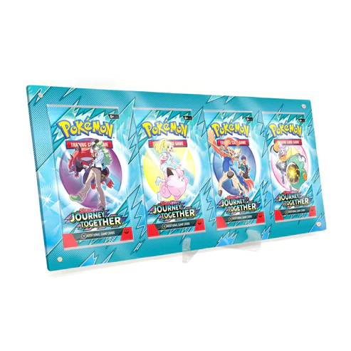 Akrylové pouzdro s rozšířenou ilustrací Pokemon boostery 4x Journey Together