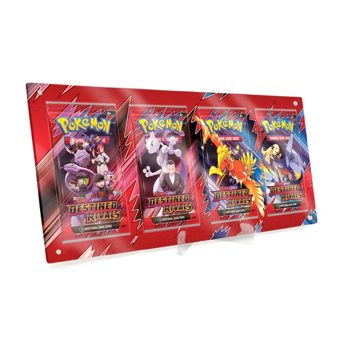 Akrylové pouzdro s rozšířenou ilustrací Pokemon boostery 4x Destined Rivals