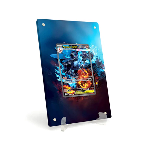 Akrylové pouzdro s rozšířenou ilustrací Pokemon Mega Charizard X ex Phantasmal Flames PFL 125