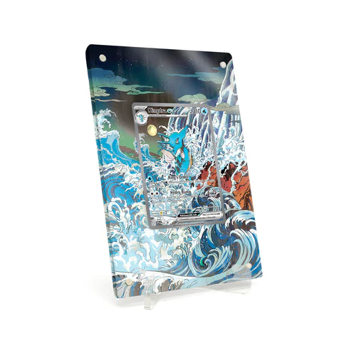 Akrylové pouzdro s rozšířenou ilustrací Pokemon Kingdra ex Scarlet-Violet Promos (SVP) #131