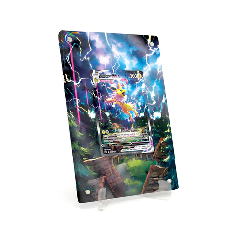 Akrylové pouzdro s rozšířenou ilustrací Pokemon Jolteon VMAX Sword-Shield Promos #SWSH184