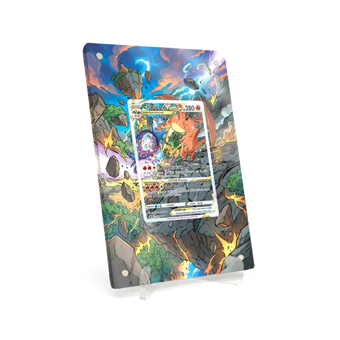 Akrylové pouzdro s rozšířenou ilustrací Pokemon Charizard VSTAR Sword-Shield Promos #SWSH262