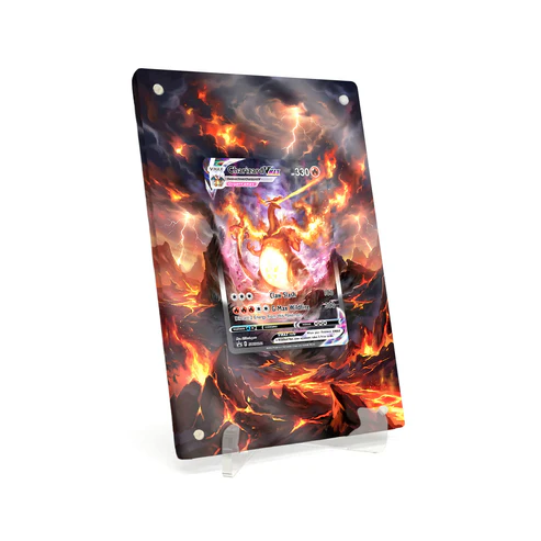 Akrylové pouzdro s rozšířenou ilustrací Pokemon Charizard VMAX Sword-Shield Promos #SWSH261