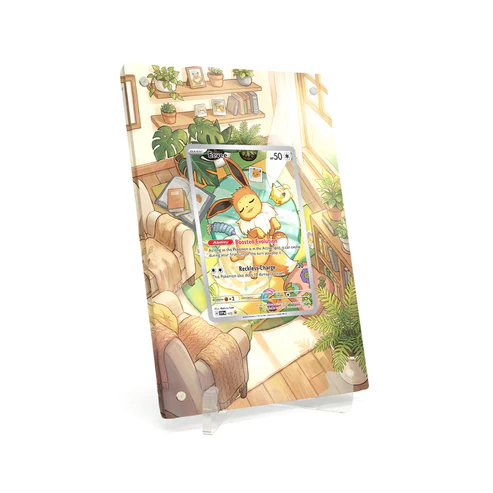 Akrylové pouzdro s rozšířenou ilustrací Pokemon Eevee Scarlet-Violet Promos (SVP) #173
