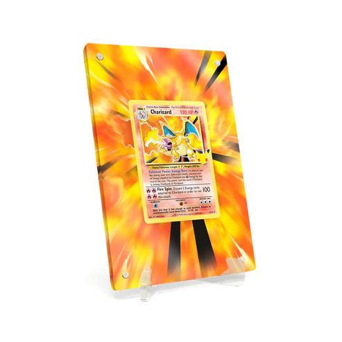 Akrylové pouzdro s rozšířenou ilustrací Pokemon Charizard Celebrations (CEL) #4