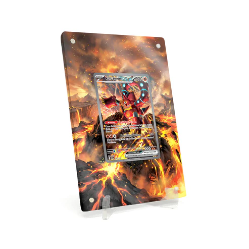 Akrylové pouzdro s rozšířenou ilustrací Pokemon Volcanion ex Journey Together #182