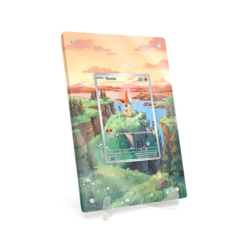 Akrylové pouzdro s rozšířenou ilustrací Pokemon Victini Scarlet-Violet Promos #208