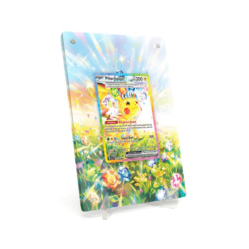 Akrylové pouzdro s rozšířenou ilustrací Pokemon Pikachu ex Surging Sparks SSP #238
