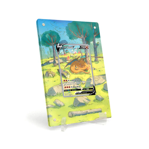Akrylové pouzdro s rozšířenou ilustrací Pokemon Charizard V SWSH 260