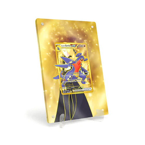 Akrylové pouzdro s rozšířenou ilustrací Pokemon Cynthia's Garchomp ex - Destined Rivals - DRI 241