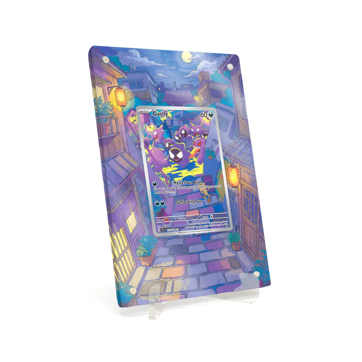 Akrylové pouzdro s rozšířenou ilustrací Pokemon Gastly Temporal Forces TEF #177