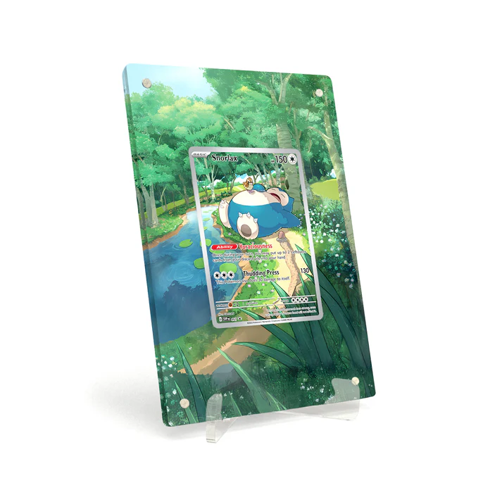 Akrylové pouzdro s rozšířenou ilustrací Pokemon Snorlax Scarlet Violet Promos SVP 051