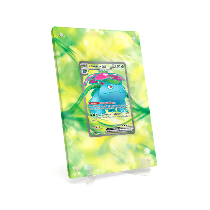 Akrylové pouzdro s rozšířenou ilustrací Pokemon Venusaur ex 151 MEW #182