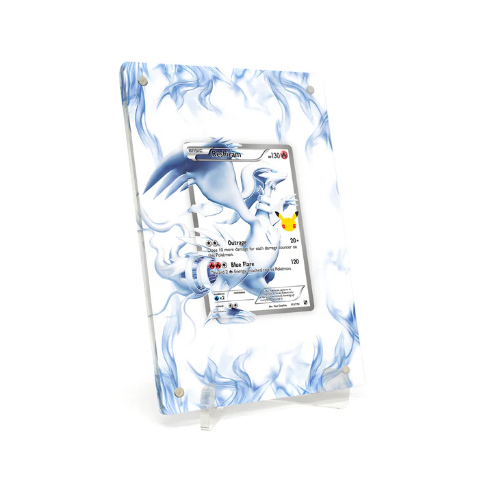 Akrylové pouzdro s rozšířenou ilustrací Pokemon Reshiram Celebrations CEL #113
