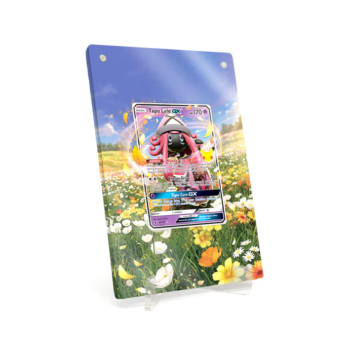 Akrylové pouzdro s rozšířenou ilustrací Pokemon Tapu Lele-GX Celebrations CEL #60