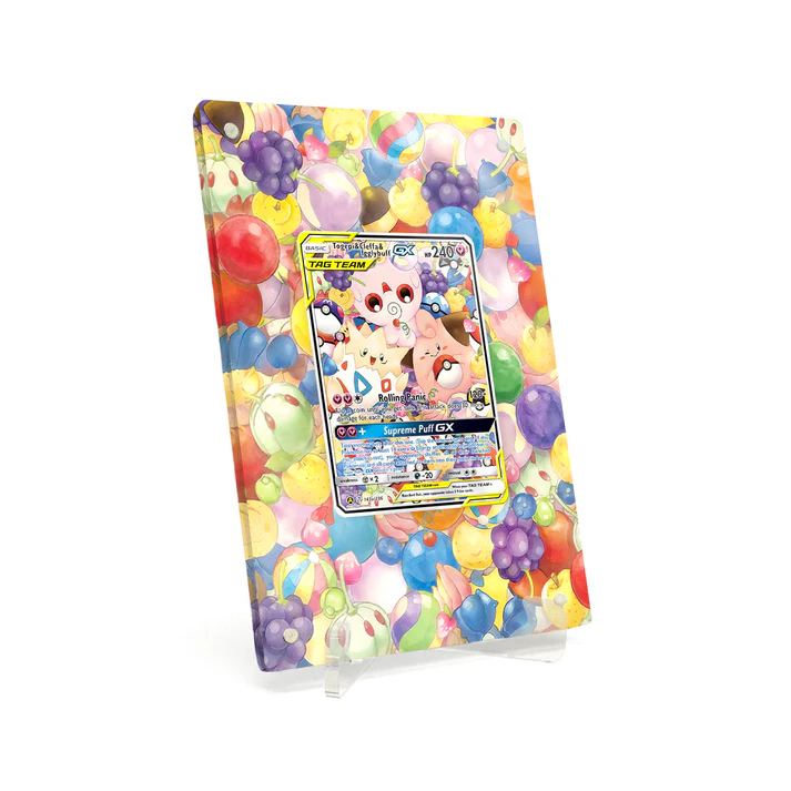Akrylové pouzdro s rozšířenou ilustrací Pokemon Togepi & Cleffa & Igglybuff-GX Cosmic Eclipse CEC #143a