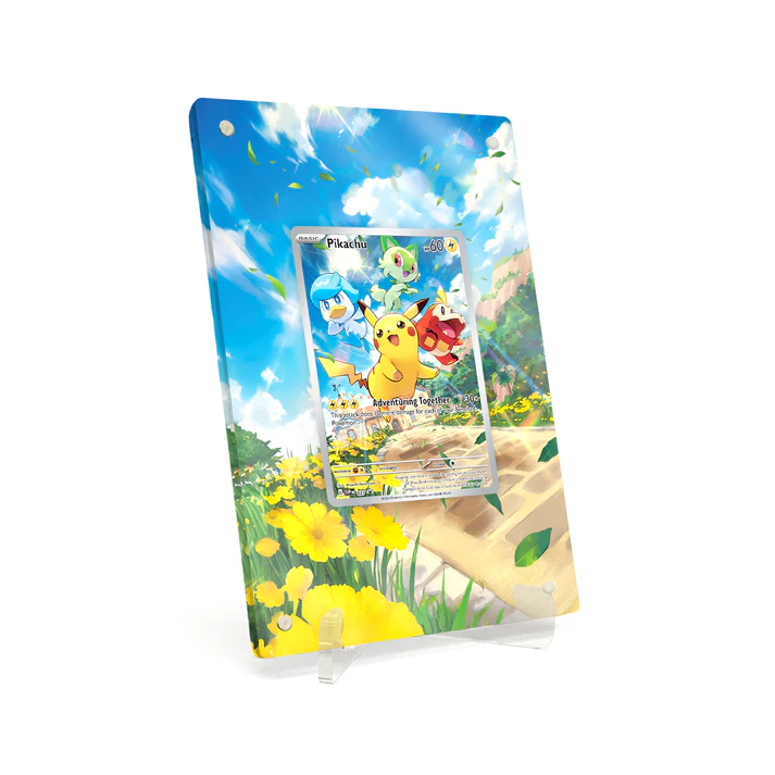 Akrylové pouzdro s rozšířenou ilustrací Pokemon Pikachu Scarlet & Violet Promos SVP #027