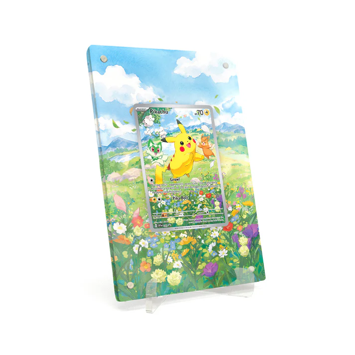 Akrylové pouzdro s rozšířenou ilustrací Pokemon Pikachu Scarlet & Violet Promos SVP #088