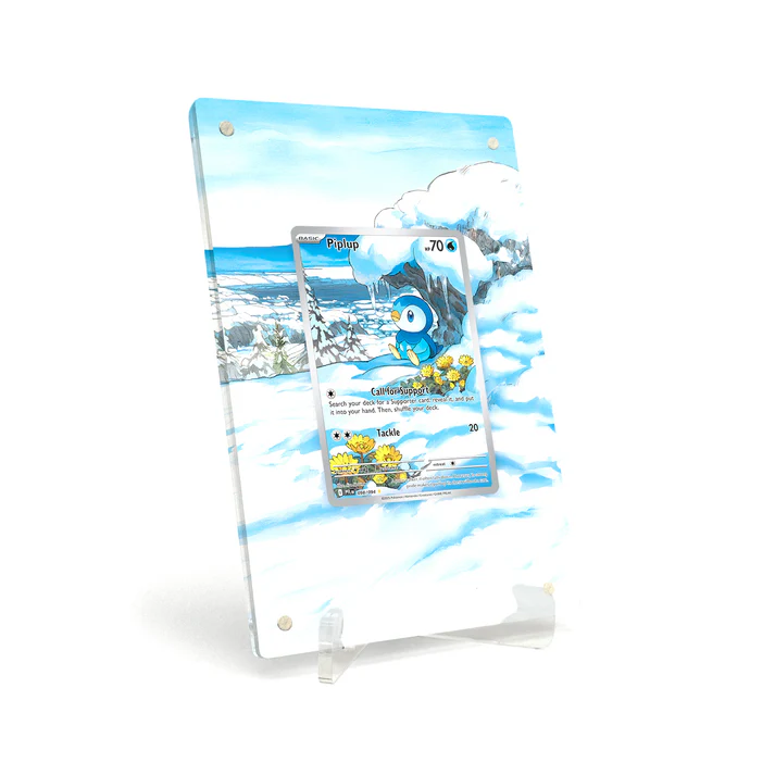 Akrylové pouzdro s rozšířenou ilustrací Pokemon Piplup Phantasmal Flames PFL 98