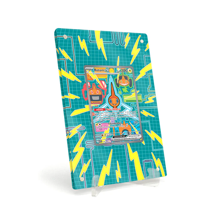 Akrylové pouzdro s rozšířenou ilustrací Pokemon Rotom ex Phantasmal Flames PFL 126