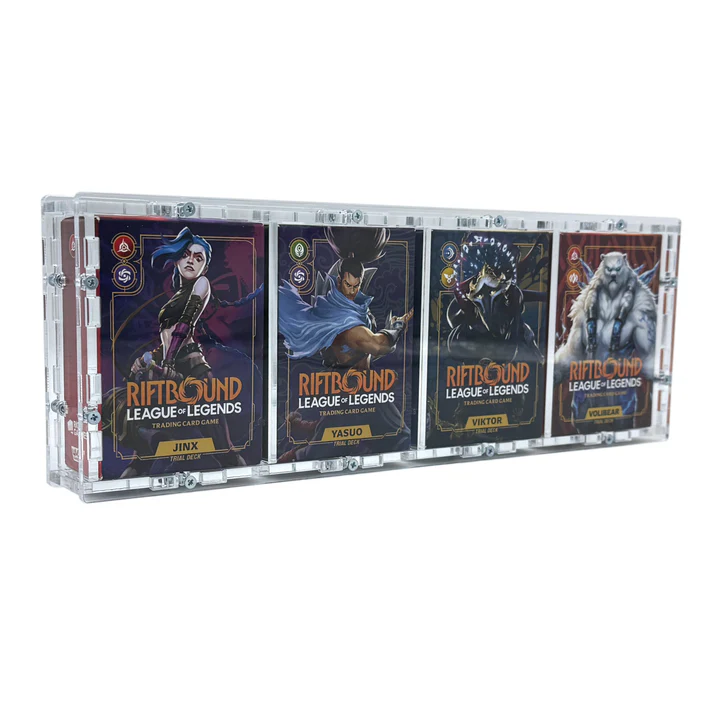 Akrylové pouzdro na 4x League of Legends Riftbound Trial Deck