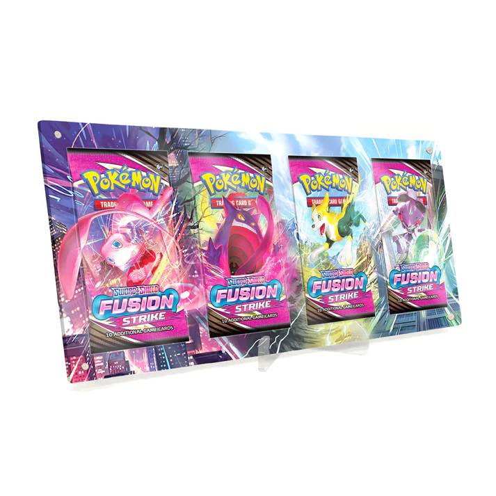 Akrylové pouzdro s rozšířenou ilustrací Pokemon boostery 4x Fusion Strike