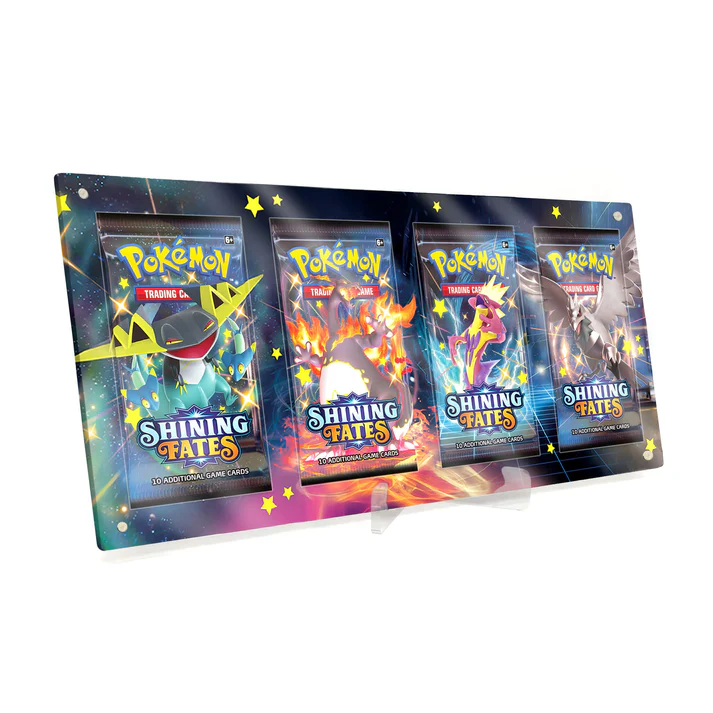 Akrylové pouzdro s rozšířenou ilustrací Pokemon boostery 4x Shining Fates