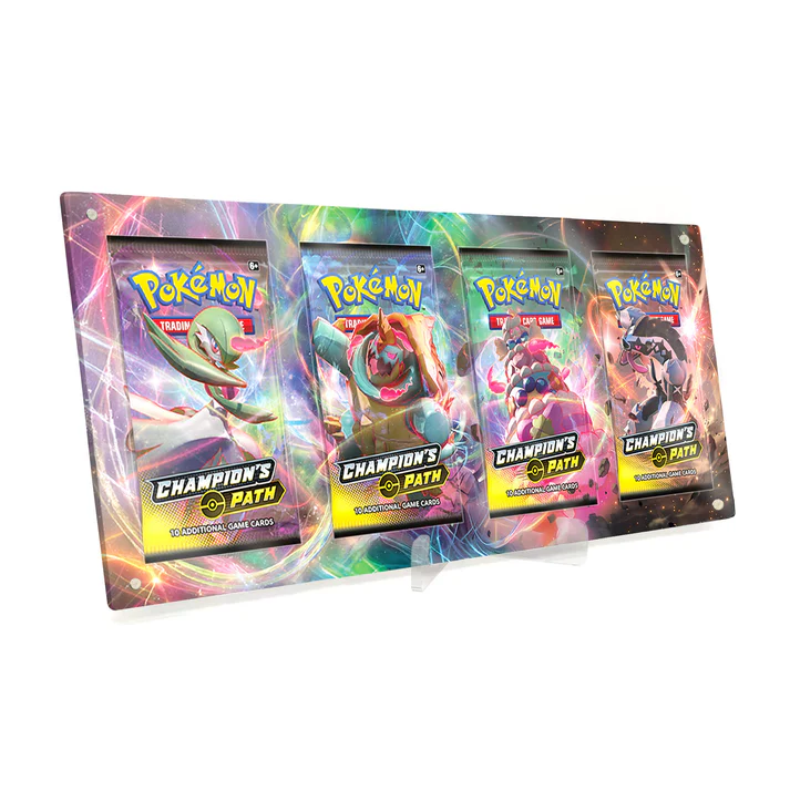 Akrylové pouzdro s rozšířenou ilustrací Pokemon boostery 4x Champions Path