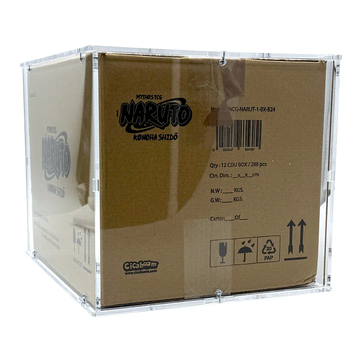 Akrylový box Naruto Mythos Konoha Shido 12-pack booster box display case