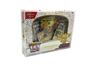 Akrylový box Pokémon 151 Zapdos EX Collection