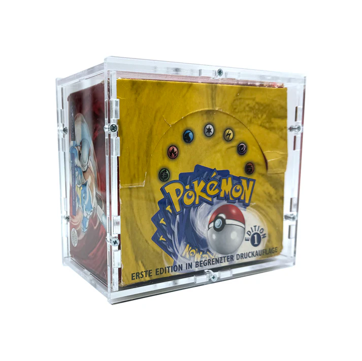 Akrylový box Pokémon display booster box vintage i modern