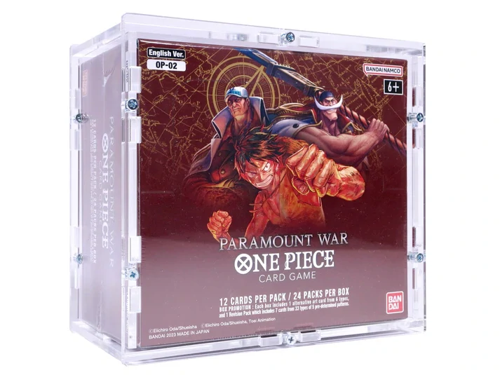 Akrylový box One Piece OP-01 a OP-02 booster box